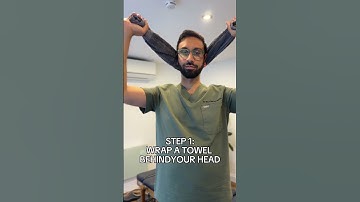 How to Relieve NECK PAIN With a TOWEL - Neck Pain Relief Stretch At Home