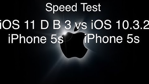 iPhone 5s - iOS 11 Developer Beta 3 vs iOS 10.3.2  (Video stabilization,1080p video)