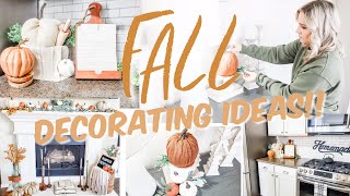 🍂💛NEW! FALL CLEAN \& DECORATE WITH ME! Fall decor ideas! 2020