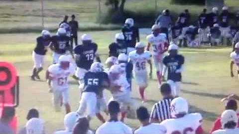 Reggie Vasquez 8th Grade B Team Football Highlight...