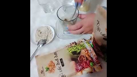 Cách pha ngũ cốc óc chó  Passion