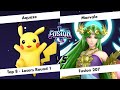 Fusion  207  aquaze pikachu vs marvale palutena  top 8 losers round 1