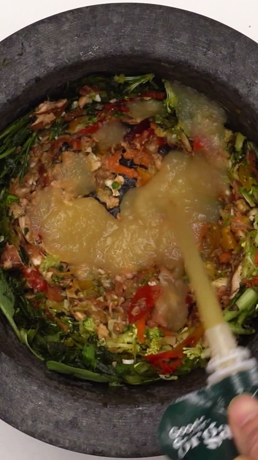 Green Veggie Face Mask ASMR