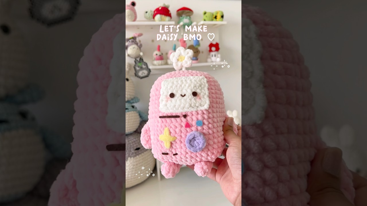 🌸Pink daisy bmo plushie! ✨ 
