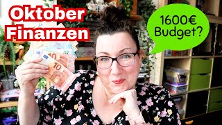 Finanzplanung Oktober mit 1600€ || Sparspiele und Challenges || Post von Alltagssparen, Patreonspiel