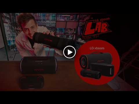 Crash Test Ep. 4 | Water, drops, and power: did the XBOOM pass the test? | LG