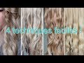 Boucles ou ondulations sans fer ! 4 techniques faciles