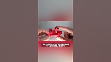 Find the perfect temperature for your #3dprinting with the Temperature Tower. #shorts #3dprinter