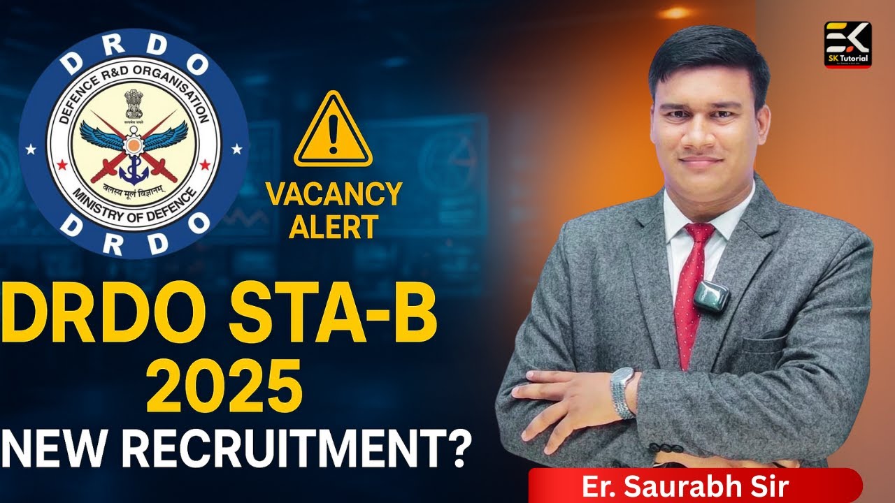 DRDO STA-B 2026 | NEW RECRUITMENT EXPECTED! Eligibility, Syllabus & Notification Date | Saurabh Sir