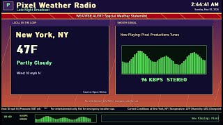 LIVE: 24/7 Weather & Smooth Jazz – New York City Broadcast