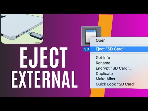 How to eject your external drives on a Mac