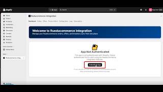 Welcome to Rueducommerce Integration screenshot 1