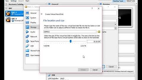 Adding shared disks to VirtualBox machine for ASM installation
