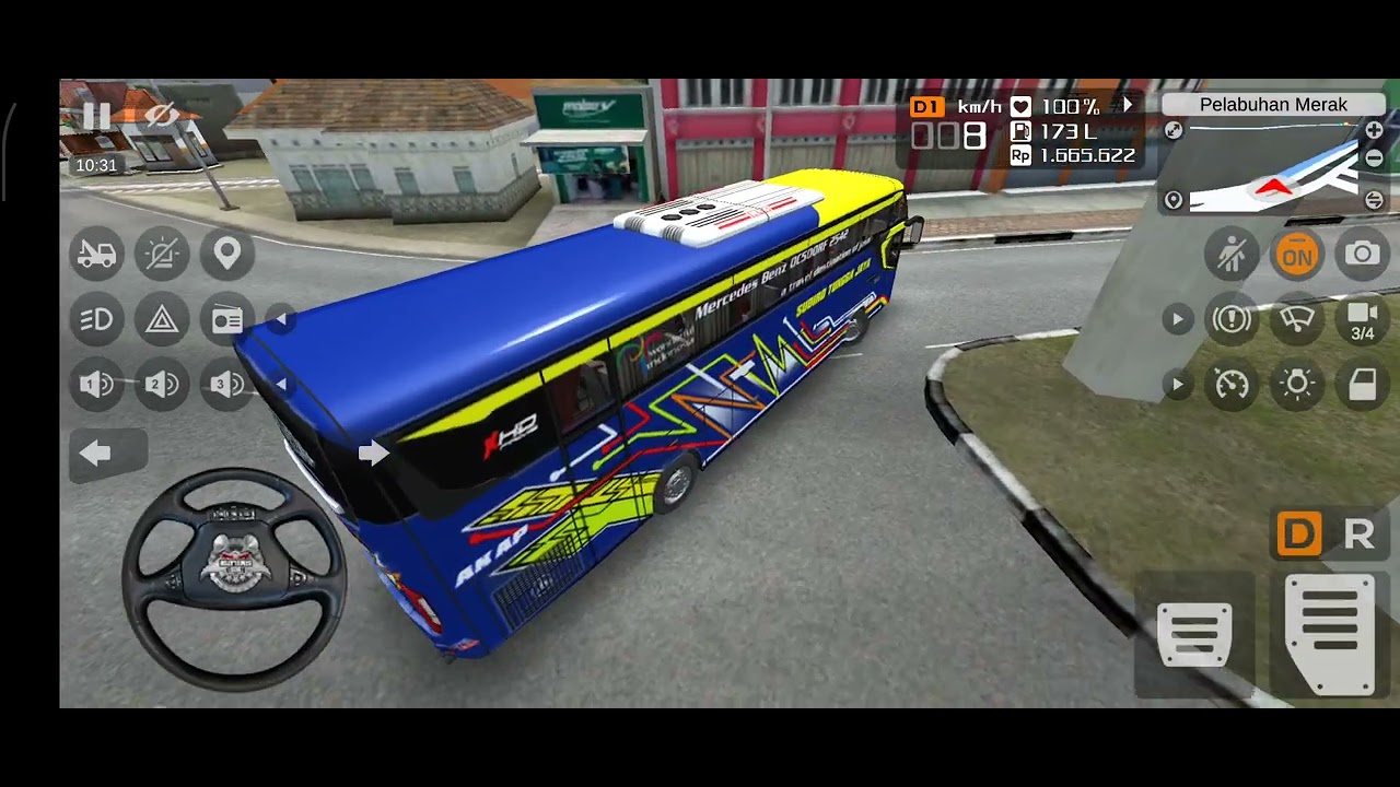 Semua bus udah dipasang livery guys tapi buat dipakai bingung mau pilih yang mana