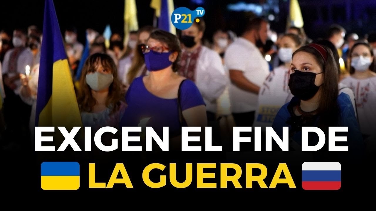 Ucranianos y rusos en América se movilizan para exigir el fin de la ...