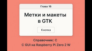 Глава 16 – GtkLabel и GtkBox | Основы Компоновки GUI   Справочник «C & GUI на Raspberry Pi Zero 2 W»