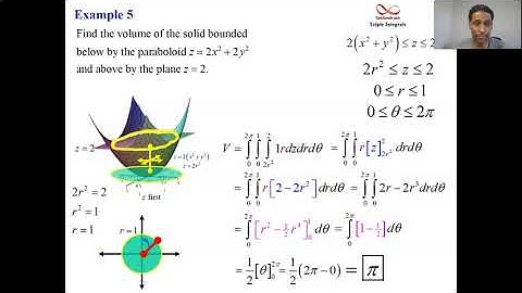 Triple Integrals in Cylindrical - Two Examples