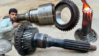 Download Lagu Amazing Mechanical Skill and Ingenious Repair to Rebuild and Connect a Broken Input Shaft Tooth… MP3