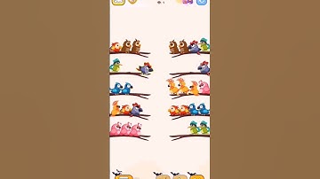 Bird Sort Colour level#49   Solution Walkthrough answers. #birdsortpuzzle