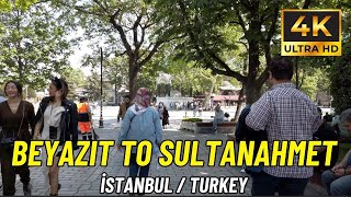 İstanbul Turkiye Beyazıt to SultanAhmet Walking Tour [4K Ultra HD/60fps]vidIQ badgePu