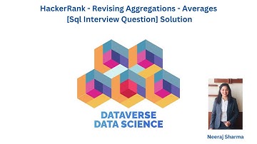 HackerRank - Revising Aggregations - Averages [Sql Interview Question] Solution