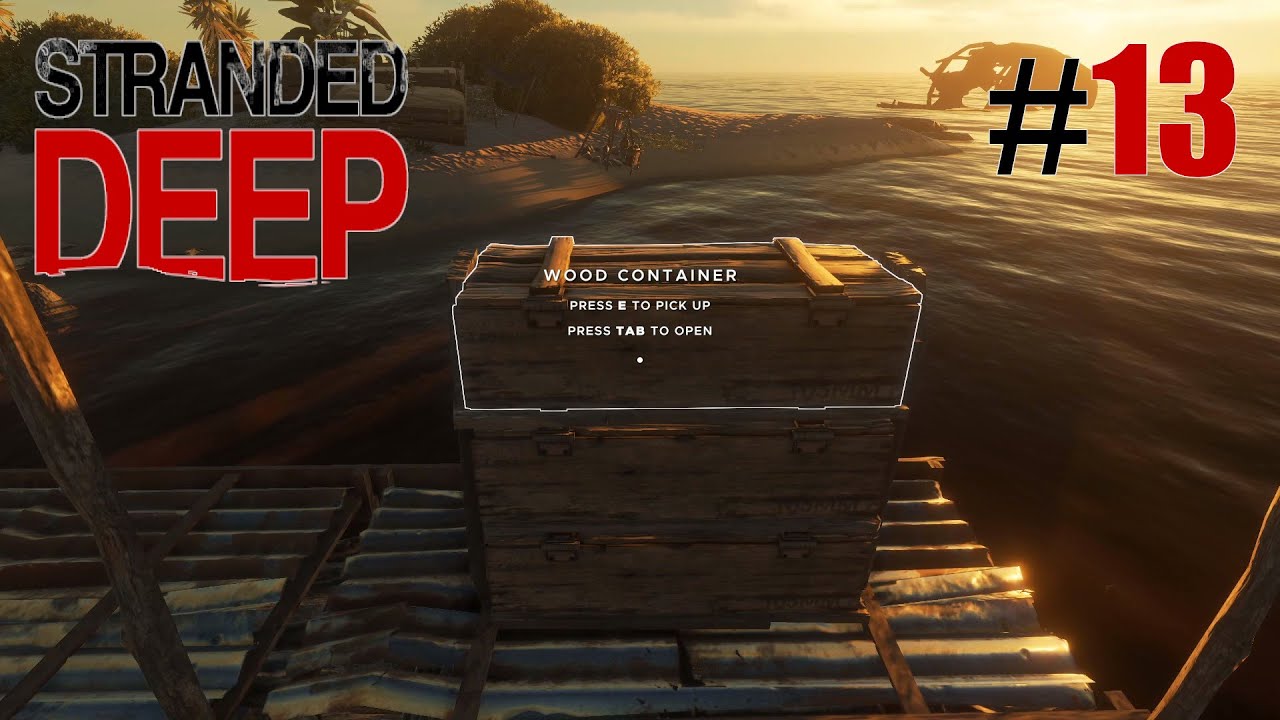 Cleaning Out The Rest Of The Shipwrecks And Building Our First Container Shelf - Stranded Deep #13