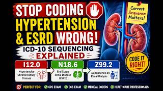 Stop Coding Hypertension & ESRD Wrong! ICD-10 Sequencing Explained