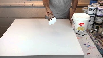 Abstract Painting / Using Gesso for Texture