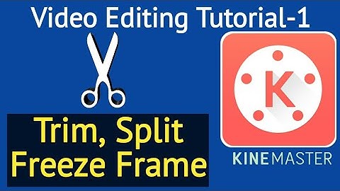 How to Trim Split and add Freeze Frame | Kinemaster Bangla Video Editing Tutorial