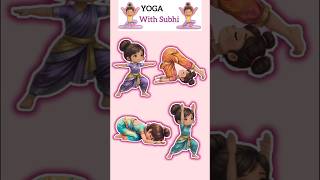 #Yoga for flexibility #Friends yoga #Yoga pose for fun #fun #kidsyoga #yogaforkids