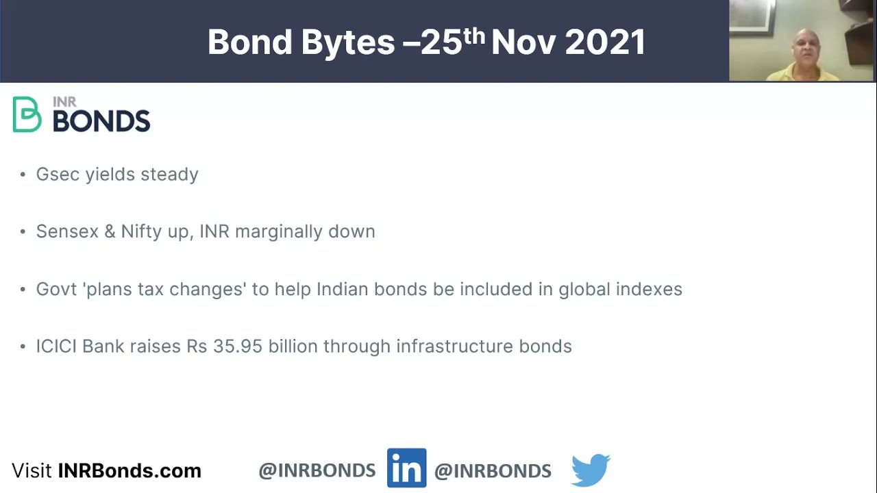 Explainer India in global bond indices Bond Bytes 25th Nov 2021
