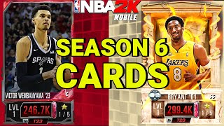 SEASON 6 SNEAK PEEK : NEW TIERS & 1ST THEME CARDS | NBA 2K Mobile