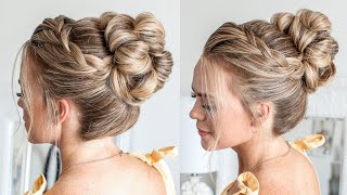 Lace Braid High Bun | Missy Sue