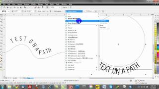 corel draw x5 training video tutorials: Text on a path