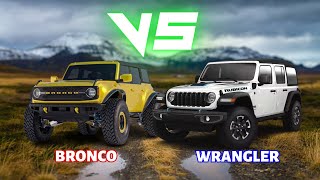2024 Ford Bronco vs. 2024 Jeep Wrangler: Top 6 GameChanging Differences!