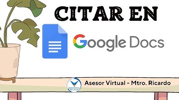 Cómo citar en Google Docs