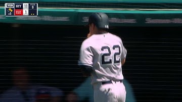 NYY@CLE: Yankees plate six runs in the 5th inning