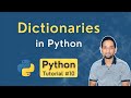 Dictionary in Python (for beginners) | Python Dictionaries | Python Tutorial #10