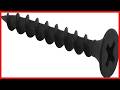 Durable Drywall Screws with Rust-Resistant Black Phosphate Finish