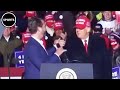Trump Refuses To Hug Don Jr. At Campaign Rally