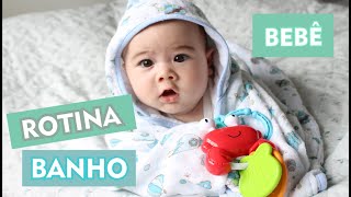 Rotina Do Banho Do Bebê Davi
