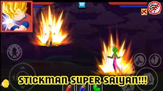 STICKMAN SUPER SAIYAN ANDROID | GAME STICKMAN BATTLE SUPER DRAGON SHADOW WAR | GAMEPLAY #2 screenshot 5