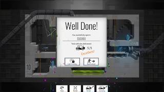 Bridge Constructor Portal, level 10