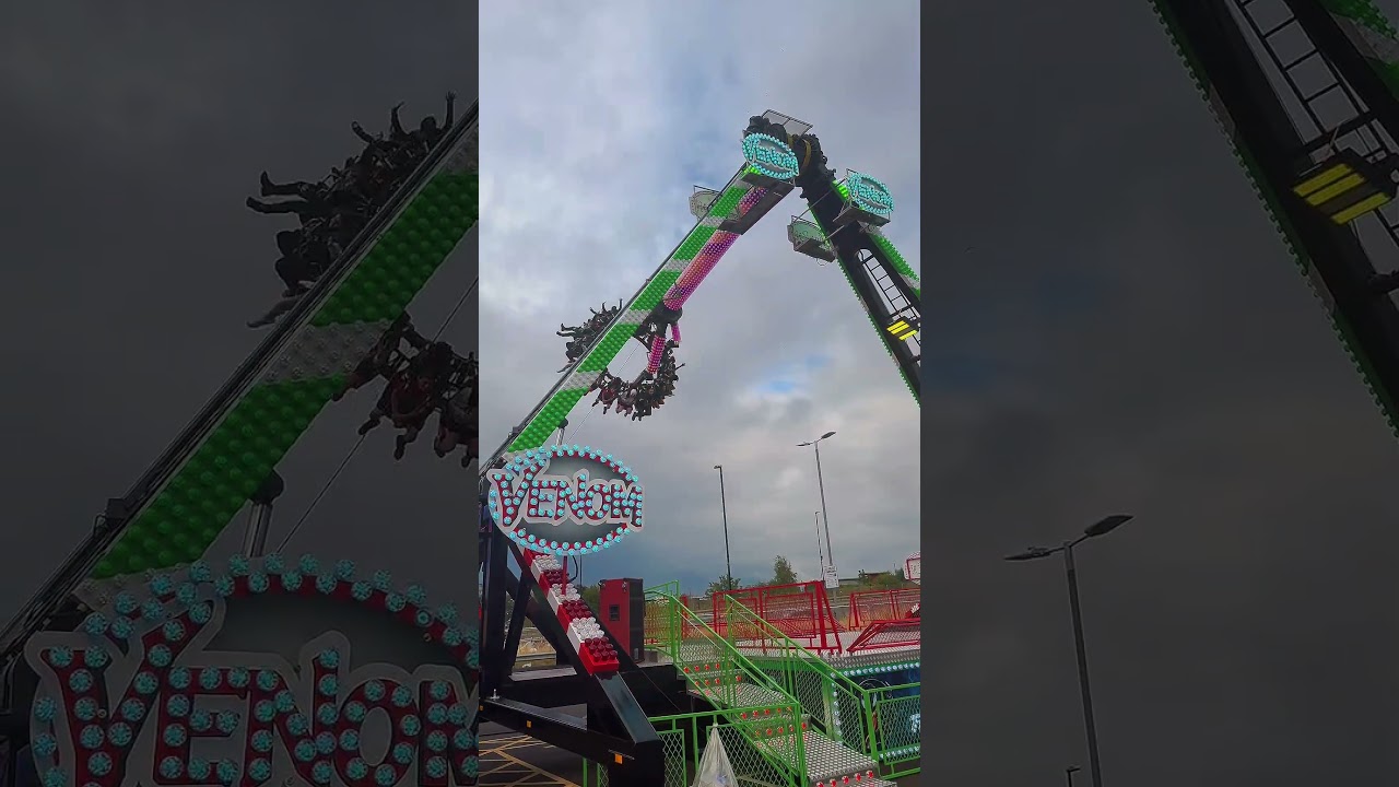 Venom ConFolding Group Extreme FunFair Ride @ Coventry Arena July 2025