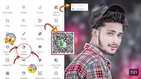 omg | snapseed qr code photo editing new tricks| snapseed tutorial| snapseed qr code download free