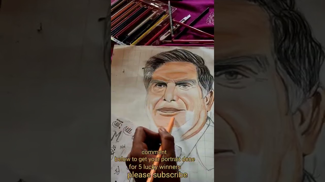 Sir RATAN TATA Sketch 
