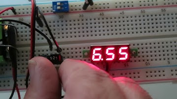 G22998 - Mini 2.5V to 30VDC Red 3 Digit Voltmeter