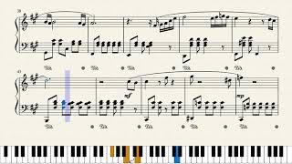 Ennio Morricone 'Chi Mai' from 'Le Professionnel' Video Score Easy Piano (arr. by Free MusicKey)