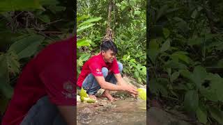 mantap kali kalau di kebun ada sungai