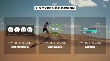 50+ Countdown Timer Template - After Effects Template